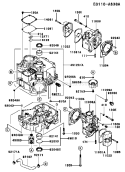 Page E Diagram and Parts List for FD731V AS08 Kawasaki Engine