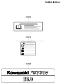 Page H Diagram and Parts List for FD731V AS06 Kawasaki Engine