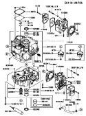 Page E Diagram and Parts List for FD731V BS01 Kawasaki Engine