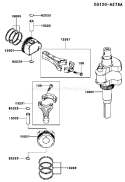 Page J Diagram and Parts List for FD731V AS01 Kawasaki Engine