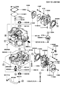 Page E Diagram and Parts List for FD731V CS05 Kawasaki Engine