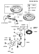 Part Location Diagram of 21121-2106 Kawasaki Coil-Ignition