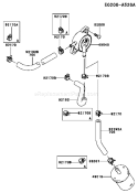 Page G Diagram and Parts List for FD731V CS03 Kawasaki Engine