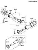 Page J Diagram and Parts List for FD750D AS01 Kawasaki Engine