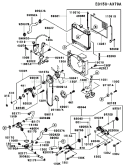 Page D Diagram and Parts List for FD750D AS01 Kawasaki Engine