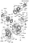 Page E Diagram and Parts List for FD750D AS01 Kawasaki Engine