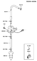 Page G Diagram and Parts List for FD671D AS00 Kawasaki Engine