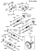 Part Location Diagram of 92151-2134 Kawasaki Bolt-M6
