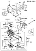 Page B Diagram and Parts List for FD750D AS04 Kawasaki Engine