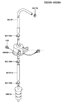 Page G Diagram and Parts List for FD750D AS04 Kawasaki Engine