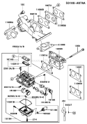 Page B Diagram and Parts List for FD750D AS00 Kawasaki Engine