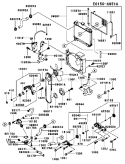 Page D Diagram and Parts List for FD750D BS01 Kawasaki Engine