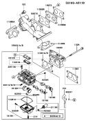 Page B Diagram and Parts List for FD750D AS02 Kawasaki Engine