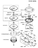 Page A Diagram and Parts List for FD750D DS00 Kawasaki Engine