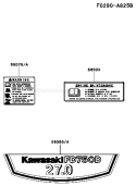 Page H Diagram and Parts List for FD750D DS00 Kawasaki Engine