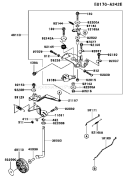Part Location Diagram of 13168-2467 Kawasaki Lever-Choke