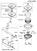 Part Location Diagram of 49062-2063-9Y Kawasaki Pipe-Comp-Exhaust
