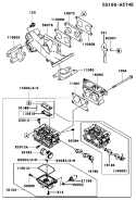 Page B Diagram and Parts List for FD750D DS05 Kawasaki Engine