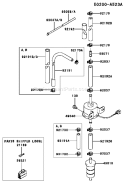 Page G Diagram and Parts List for FD750D DS00 Kawasaki Engine