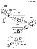 Page J Diagram and Parts List for FD750D DS09 Kawasaki Engine