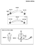 Page G Diagram and Parts List for FD750D ES03 Kawasaki Engine