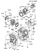 Page D Diagram and Parts List for FD791D AS01 Kawasaki Engine