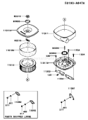 Page A Diagram and Parts List for FD791D AS03 Kawasaki Engine