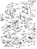 Part Location Diagram of 59011-2059 Kawasaki Belt-Fan