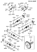 Page K Diagram and Parts List for FD791D DS00 Kawasaki Engine