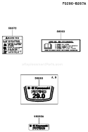 Page G Diagram and Parts List for FD791D CS05 Kawasaki Engine