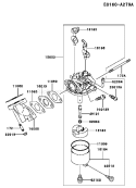 Part Location Diagram of 172G0670 Kawasaki DISCONTINUED