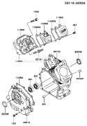 Page E Diagram and Parts List for FE120D AS03 Kawasaki Engine