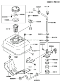 Page G Diagram and Parts List for FE120D AS03 Kawasaki Engine