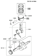 Page J Diagram and Parts List for FE120D AS05 Kawasaki Engine