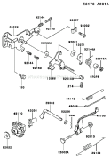 Page C Diagram and Parts List for FE120D AS05 Kawasaki Engine