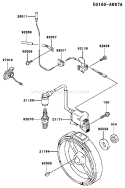 Page F Diagram and Parts List for FE120D AS05 Kawasaki Engine