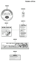 Page H Diagram and Parts List for FE120D AS05 Kawasaki Engine