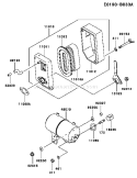 Part Location Diagram of 11010-2580 Kawasaki Filter-Assembly-Air