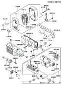 Part Location Diagram of 49106-2565 Kawasaki Cover-Muffler