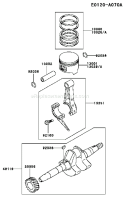 Page J Diagram and Parts List for FE120D BS01 Kawasaki Engine