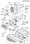 Page A Diagram and Parts List for FE120D BS00 Kawasaki Engine