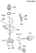 Page I Diagram and Parts List for FE120D BS00 Kawasaki Engine