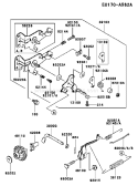 Page C Diagram and Parts List for FE120D DS04 Kawasaki Engine