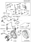 Part Location Diagram of 11046-2142 Kawasaki Bracket