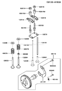 Page L Diagram and Parts List for FE120D NS02 Kawasaki Engine