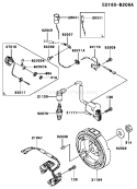 Part Location Diagram of 318AA0800 Kawasaki Nut-Hex-Small-8mm