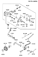 Page C Diagram and Parts List for FE120G AT50 Kawasaki Engine