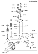 Page L Diagram and Parts List for FE120G BS03 Kawasaki Engine