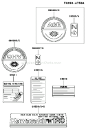 Page H Diagram and Parts List for FE120D AS02 Kawasaki Engine