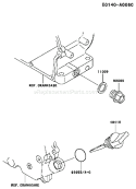 Page J Diagram and Parts List for FE120D AS02 Kawasaki Engine
